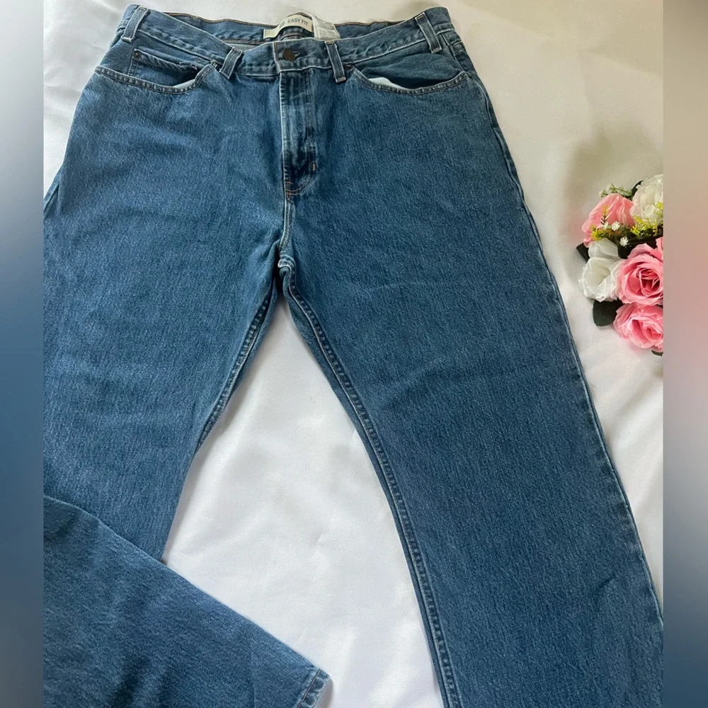 Easy fit men’s denim jeans size 38 x 30 blue